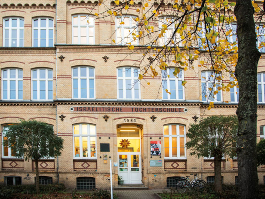 Das Gebäude der Israelitischen Töchterschule in der Karolinenstraße